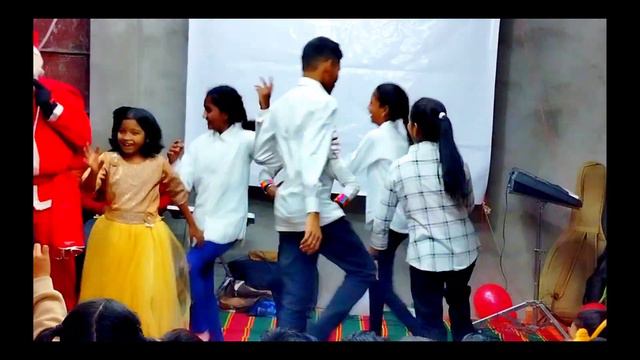 Santa Claus♥️🧑🎄 suddenly appeared while dancing || kharagpur Good News Ministry || C.K.M смотреть онлайн