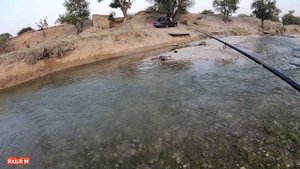 Рыбалка в Чечне. Бешеный клёв на Усача, на реке Акташ в Хасавюрт