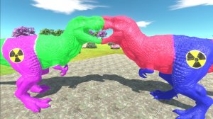 2x Халка T-REX DEATH CLIMB - Animal Revolt Battle Simulator