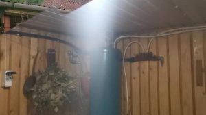 Как сделать душ в бане (лето/зима)