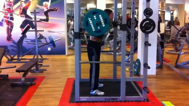 Knäböj 190 kg (set 1/3) Squat 418 lbs смотреть онлайн