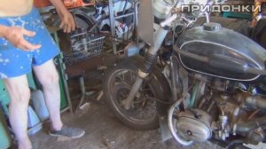 Переделанный мотоцикл Урал моего Сенсея