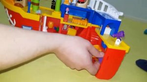 Kiddieland пиратский корабль. Распаковка и обзор от Ильи и Кирилла