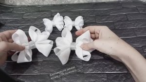 Простые в исполнении, но шикарные в прическе бантики