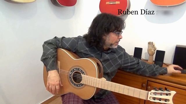 Testing the new Barbero negra 1945 Ovangkol zero fret Movingui fretboard / Andalusian Guitars Spain смотреть онлайн