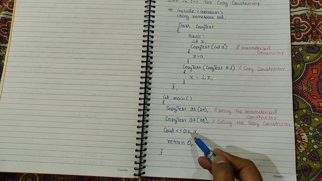 Types of Constructors in C++ | Copy constructor program | C++ Object Oriented Programming Hindi - 6