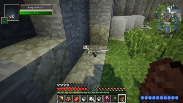 ПОБЕГ ИЗ ДОМА НА ДЕРЕВЕ! ГДЕ ЛЕТАЮЩИЕ ДИНОЗАВРЫ? - ДИВАЙН РПГ И ДИНОЗАВРЫ В МАЙНКРАФТ #34 смотреть онлайн