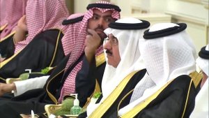 В.Путин в Саудовской Аравии во время встречи с наследным принцем ,очень теплый прием Друга!