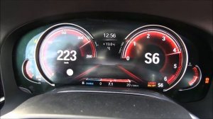 2016 BMW 740d G11 xDrive 320 HP разгон 0-260