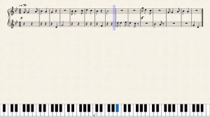 Венгерская народная песня. Туториал Musescore. Школа игры на фортепиано.