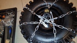Цепь на колёса снегоуборщики своими руками.