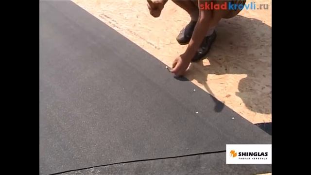 Мягкая кровля Москва - Монтаж мягкая черепица Shinglas   ч 1 кровля Москва