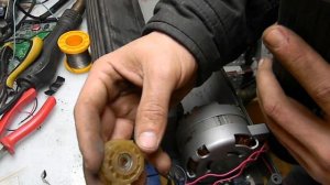 Замена двигателя тепловой завесы.