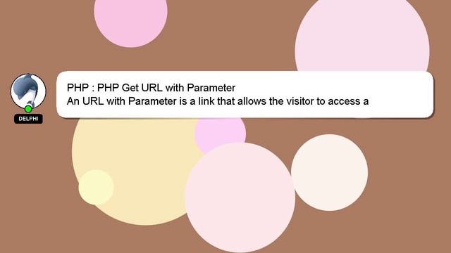 PHP : PHP Get URL with Parameter смотреть онлайн