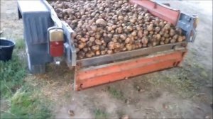 Прицеп на мотоблок, мотоблок с самосвальным прицепом