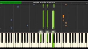 Maroon 5 Sugar Piano Tutorial (Synthesia)
