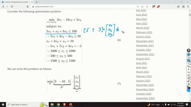 Solve Linear Programming (Optimization) Problems in MATLAB - Step by Step Tutorial
