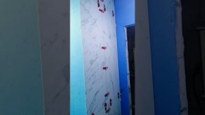 Душевой поддон и облицовка керамогранитом 120х60