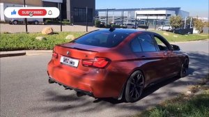 BMW F30 320i Stage 2 tuned with Downpipe and full exhaust (pops and bangs)