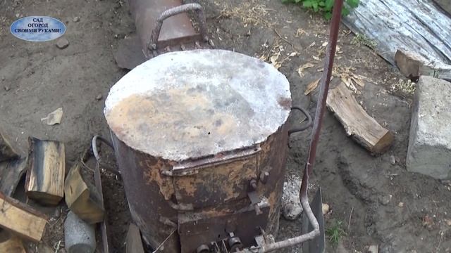 Переделываем буржуйку под водяное отопление!