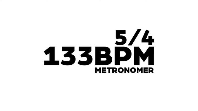 133 BPM Metronome 5/4 смотреть онлайн