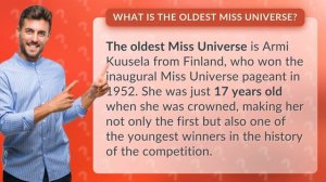 What is the oldest Miss Universe?
