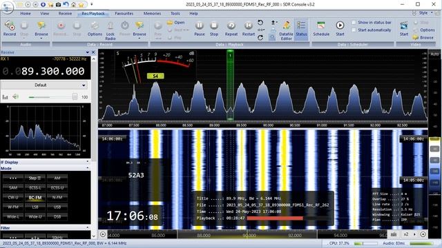 24.05.2023 14:06UTC, [Es], RTS - Radio Beograd 2, Сербия, 89.3МГц, 1804км