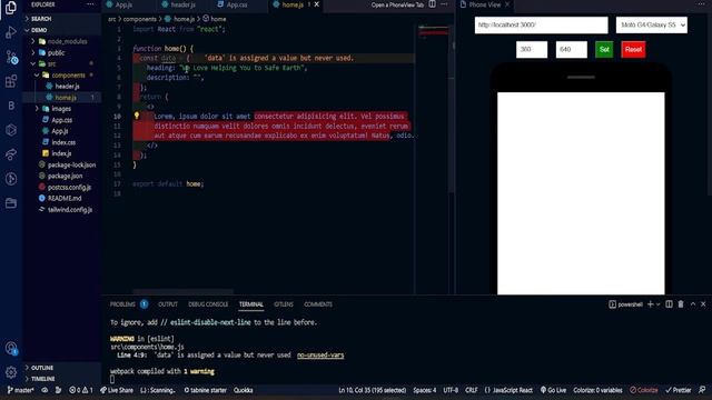 How To Make Website in Reactjs + Tailwindcss day4 | Website Design With Reactjs | смотреть онлайн