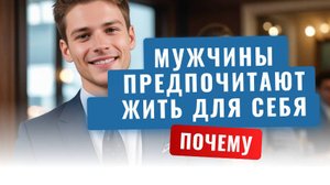 Почему мужчины предпочитают жить для себя