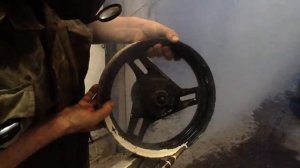 Удаление краски паром