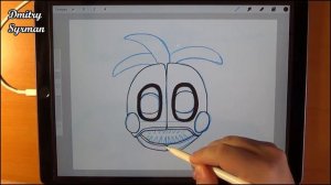 How to draw Funtime Chica, FNAF Sister Location, Как нарисовать Чику