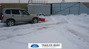 Снегоуборочный отвал на ВАЗ 2123 ChevroletNiva с АПО