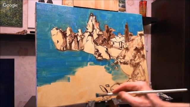? ХуДоЖнИкИ Картина маслом / Морской пейзаж / Урок рисования / Георгий Харченко
