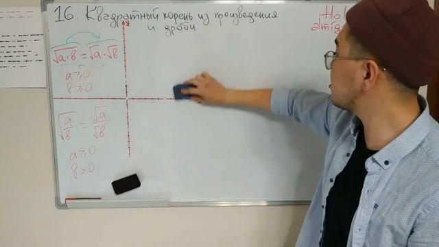 8 кл. Алгебра. 16. Квадратный корень из произведения и дроби смотреть онлайн