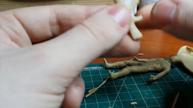 Лепка из пластилина. Как лепить автомат Калашникова, Ак74, Ак47. Лепка оружия для солдатика. смотреть онлайн