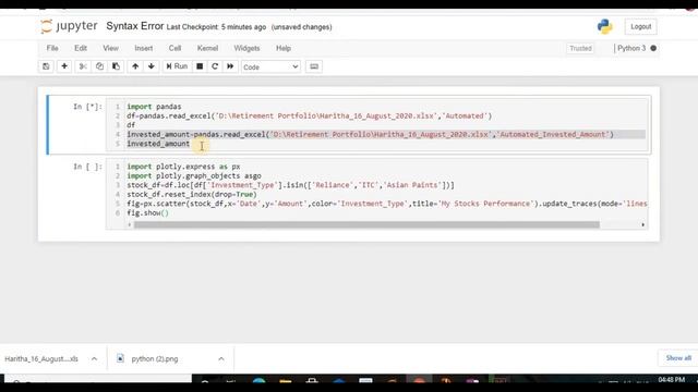 How to fix Syntax Error in Python