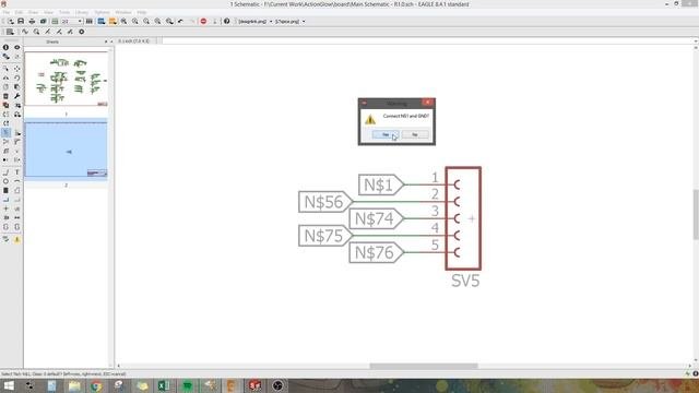 Eagle CAD - Connecting Multiple Sheets
