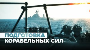 Корабли Балтийского флота провели артиллерийские стрельбы по крылатой ракете