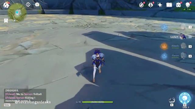 Layla & Nahida AOE Burst Comparison to Other Characters | Genshin Impact смотреть онлайн