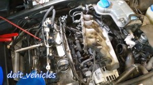 1.8T Audi A6 Aluminium Intake Manifold Removal Gasket Replacement c5