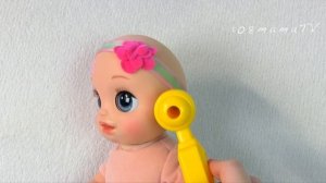 #Куклы ОСМОТР НА ДОМУ Пупсика Оли Мультик для детей Игрушки для девочек Мама и дочка