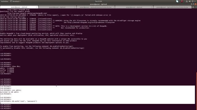 bitnami docker mongodb login username password - kubernetes смотреть онлайн