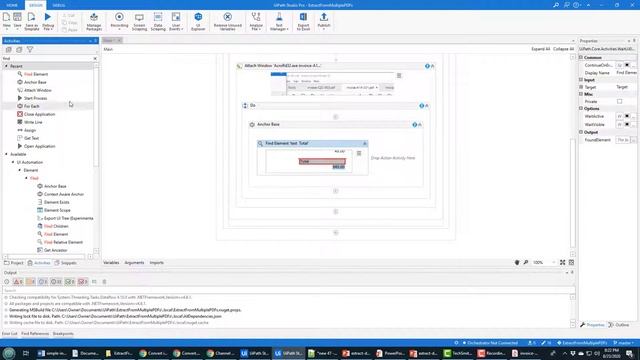 Text Data Extraction in Multiple PDF files with UiPath Example смотреть онлайн