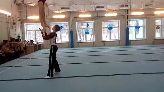 Спортивная акробатика. Смешанная пара. Таня и Стас. КМС смотреть онлайн