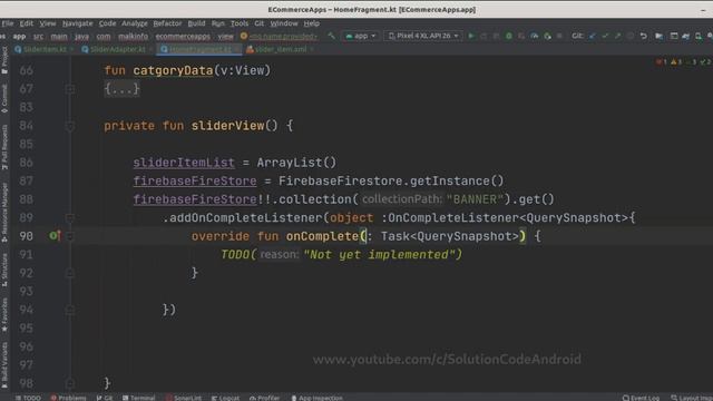 how to make android shopping\Part-4.3\ecommerce android app with web admin panel#SolutionCodeAndroi