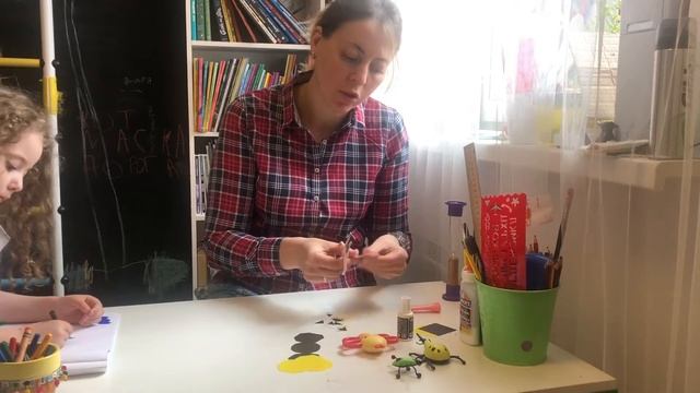 Аппликация в средней группе. Пчела. смотреть онлайн