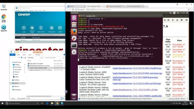 Howto Install Logitech Media Server 7.9 Installed on an Ubuntu Virtual Machine on a QNAP NAS смотреть онлайн