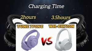 Sony WH-CH720N vs. JBL Tune 770NC Headphones | Specs Comparison!??