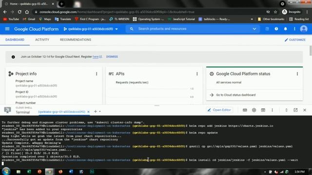 Continuous Delivery with Jenkins in Kubernetes Engine | Qwiklabs [GSP051] смотреть онлайн
