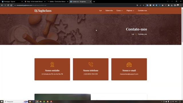 TEMPLATE ELEMENTOR PARA SITE DE PADARIA - CRIAÇÃO DE SITES PARA PADARIA E CONFEITARIA смотреть онлайн